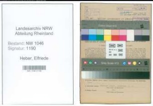 Entnazifizierung Elfriede Heber , geb. 22.04.1912 (Krankenkassennebenstellenleiterin)