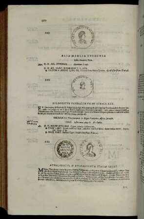 221 Athalaricus, & Amalasventa Italiæ Reges. [-] 231 Fl. Heraclius.