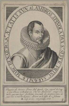 Bildnis des Ambros. Spinola