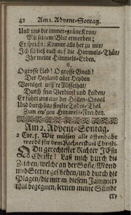 Am 2. Advent-Sontag