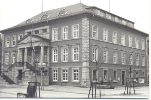 Rathaus, nach der Restaurierung 1977. Detmold, Marktplatz
