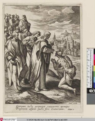 [Christ Healing a Leper; Christus heilt einen Leprakranken]