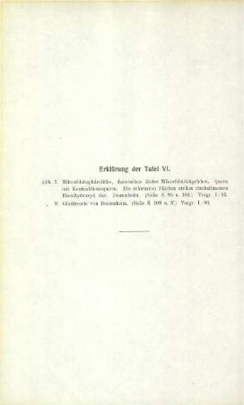 Erklärung der Tafel VI