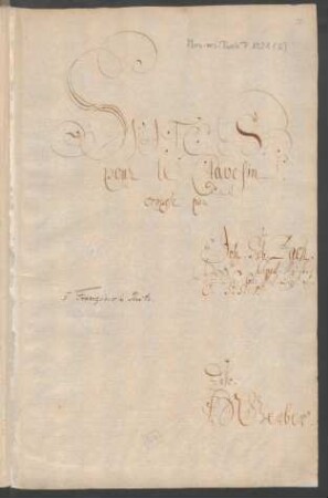 Suiten; cemb; G-Dur; BWV 816