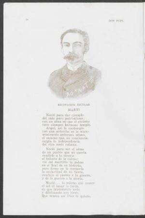 [Retrato de José Martí]