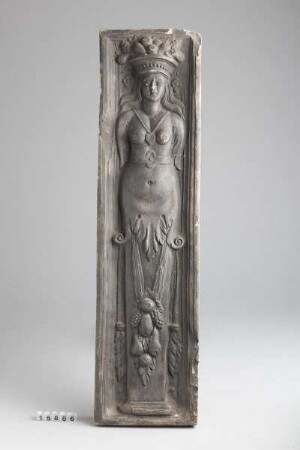 Ofenkacheln mit Hermenpilaster — Ofenkachel mit Hermenpilaster
