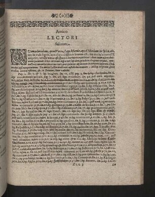 Amico Lectori