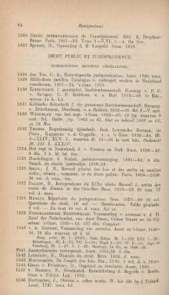 Droit public et jurisprudence