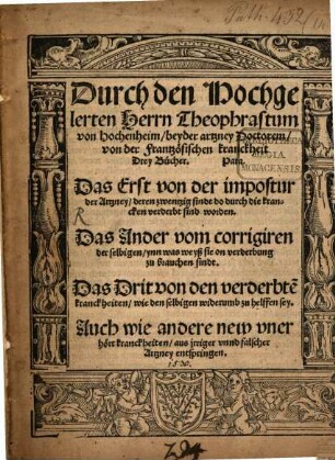 Von der frantzösichen Krankheit