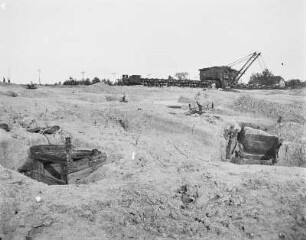 Tagebau Böhlen. Ausgrabungen bei Zeschwitz