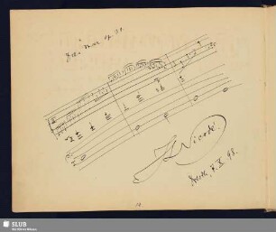 Nicodé, Jean Louis; 1898 [Noten- und Texteintrag]