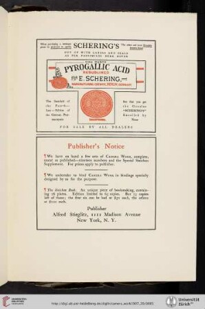 Alfred Stieglitz [Publisher’s Notice]