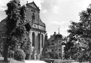 Panschwitz-Kuckau-Kuckau. Kloster St. Marienstern, Kirche und Konventsgebäude, Ansichtskarte