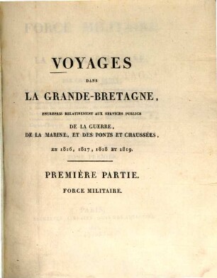 Force militaire de la Grande-Bretagne, 1. Constitution de l'armée