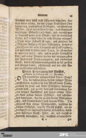 Vierte Bezeugung des Geistes [...].