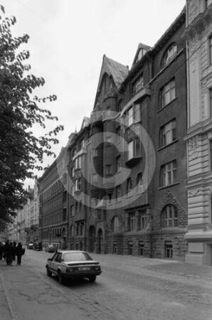 Mietshäuser Alberta iela (Albertstraße) in Riga