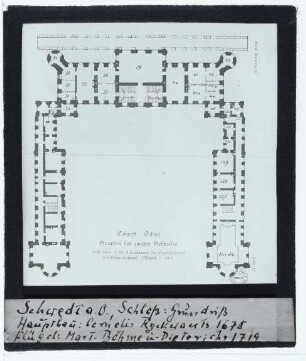 Schwedt / Oder, Schloss : Grundriss