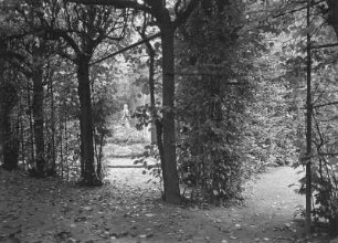 "Berceau" mit Diana : Lichtenwaalde, Schlosspark, Berceau vor der Südseite des Schlosses