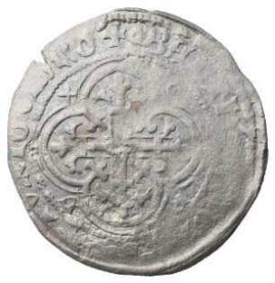Fundmünze, Fürstengroschen (12 meißnische Pfennige), 1393 - 1395