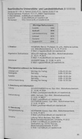 Saarländische Universitäts- und Landesbibliothek