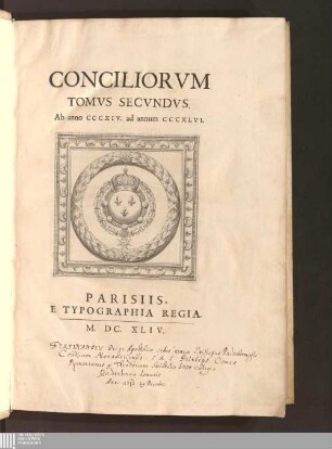 Tomvs Secvndvs: Ab anno CCCXIV. ad annum CCCXLVI.