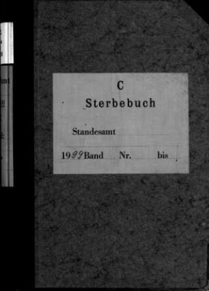 Namensregister Standesamt Mitte, ab 1974 Standesamt I