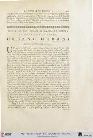 Carattere Particolare della Scuola Sanese