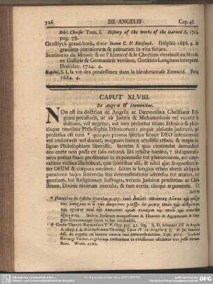 Caput XLVIII. De Angelis & Daemonibus