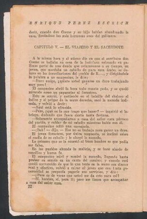Capítulo V - El viajero y el sacerdote