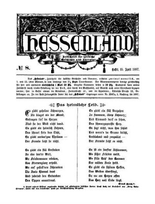 No. 8, 15. April 1887
