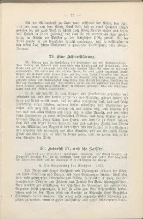 29. Eine Achtserklärung.