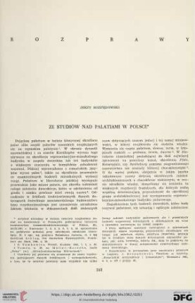 24: Ze studiów nad palatiami w Polsce