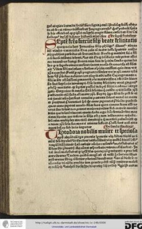 Septem fratres fuerunt filii beate Felicitatis, quorum nomina sunt Januarius, Felix, Philippus, Silvanus, Alexander, Vitalis et Martialis...