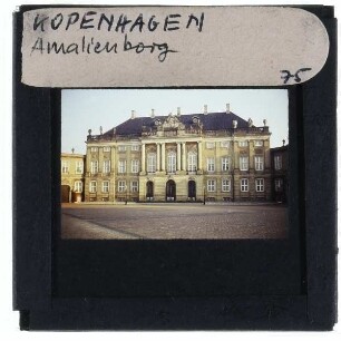 Kopenhagen, Amalienborg, Palais Brockdorff : Fassade