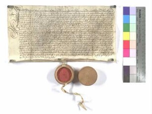 Zinsverkauf an die Heiligenpflege zu Hüttisheim (durch Michael Maucher)