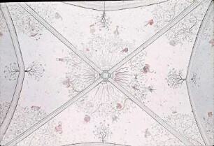 Ornamentale Ausmalung mit figürlichen Elementen