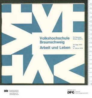 Programm 2. Semester 1973/1974
