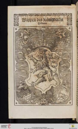 Wappen des Königreichs Böhmen