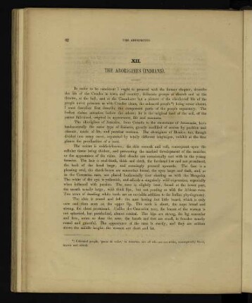 XII. The Aborigines (Indians).