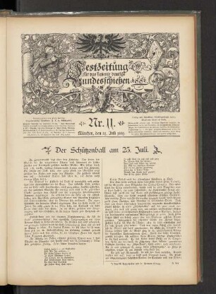 Nr. 11. München, den 31. Juli 1881.