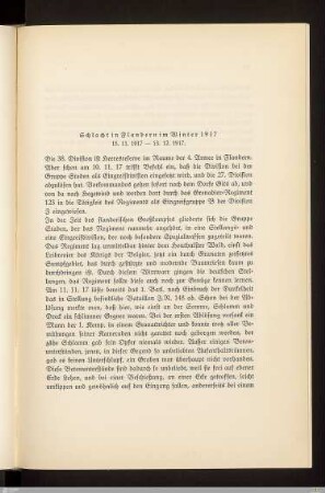 Schlacht in Flandern im Winter 1917