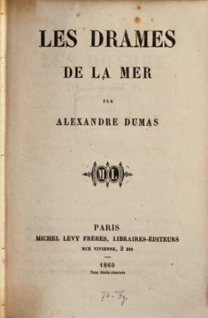 Les drames de la mer