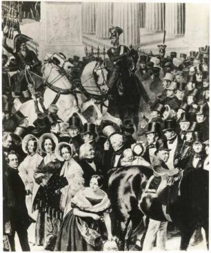 Parade auf dem Opernplatz
