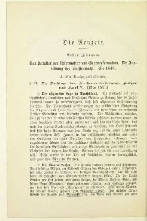 A. Die Kirchenverbesserung