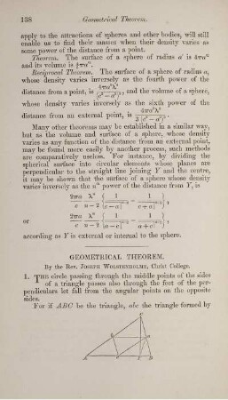 Geometrical theorem.