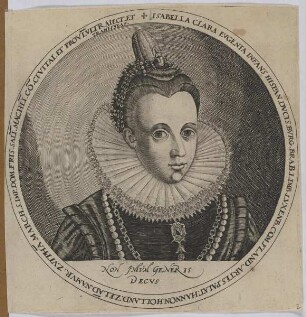 Bildnis der Isabella Clara Evgenia Infans Hispan