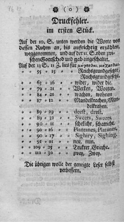 Druckfehler im ersten Stück.