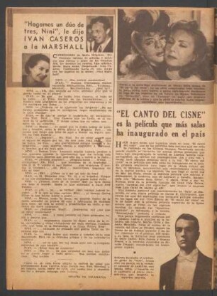"El canto del cisne" es la película que más salas ha inaugurada en el país