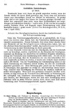 354-384, IV. Besprechungen