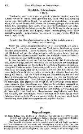 354-384, IV. Besprechungen